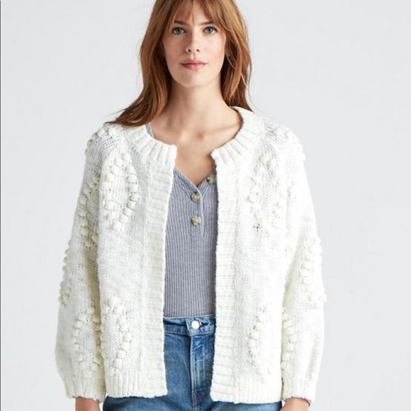 lucky brand bobble diamond cardigan